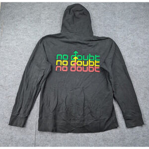 No Doubt Hoodie Mens XXL Rasta Vintage Reggae Music Y2K Full Zip Merch Ska Punk